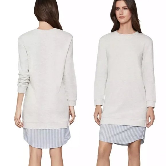 NWT BCBGMaxAzria French Terry Cotton Sweater Dress - Picture 1 of 4